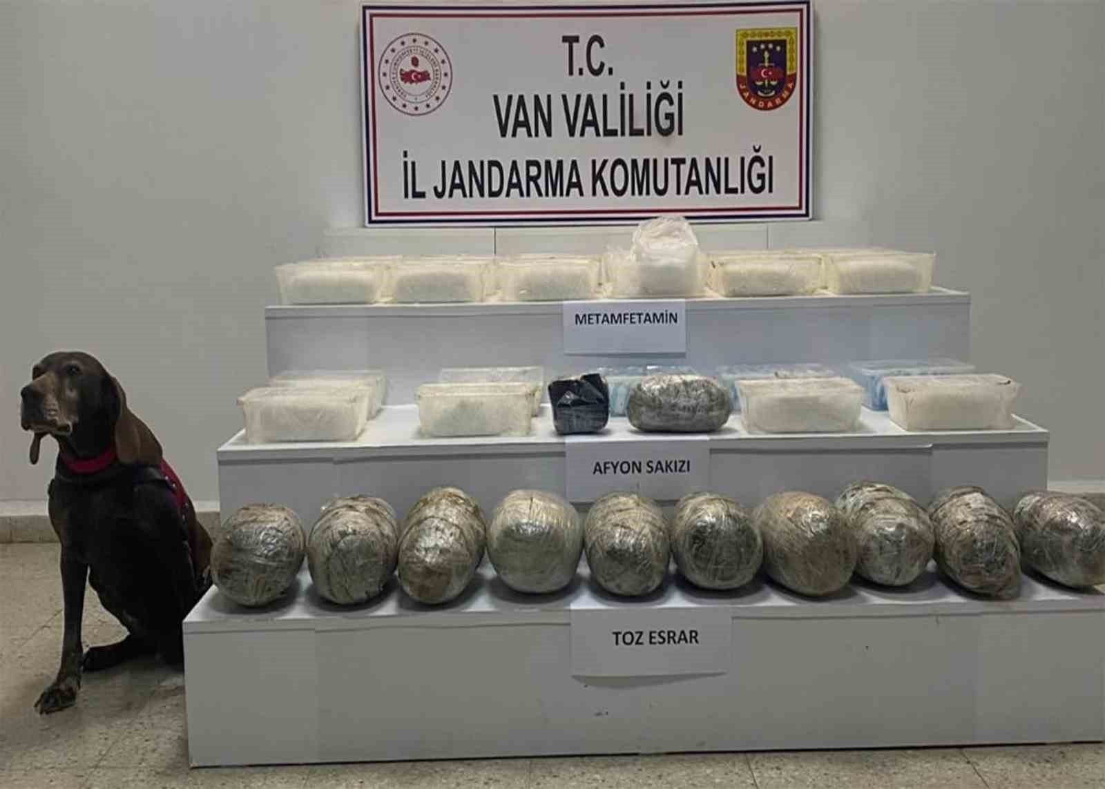 Van’da 107 kilo uyuşturucu ele geçirildi