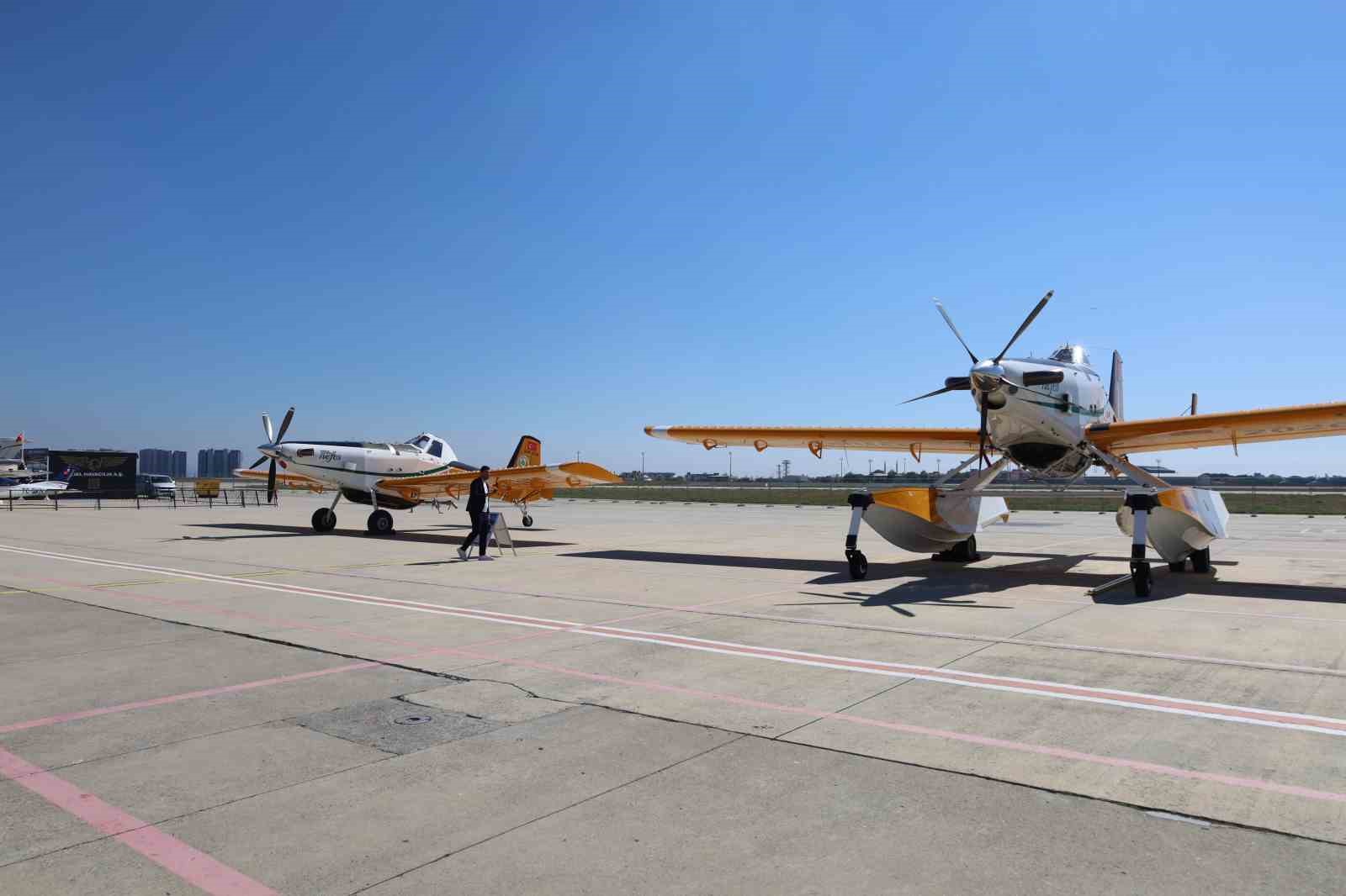 Orman Genel Müdürlüğü’nün hava ve kara araçları İstanbul AirShow’da sergilendi