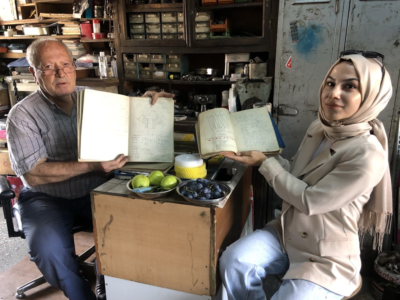 76 yaşındaki torna ustası yarım asırlık tecrübesiyle yıllara meydan okuyor