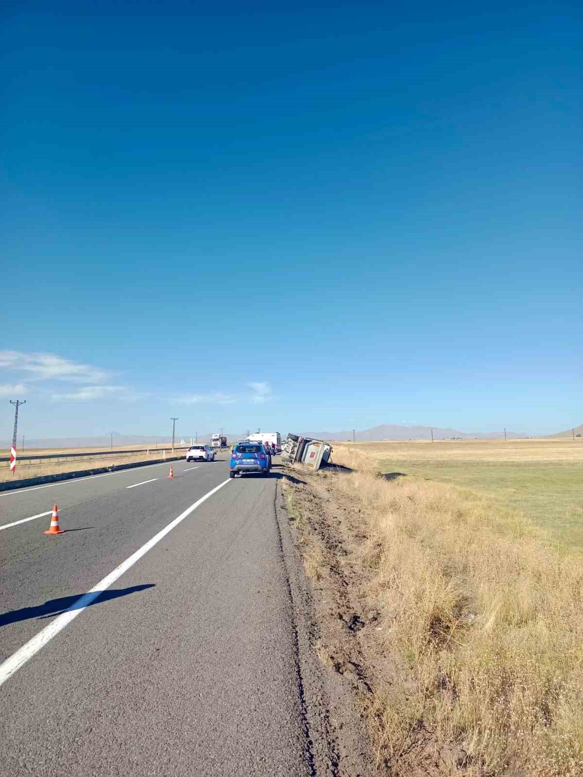 Ağrı’da trafik kazası: 1 yaralı