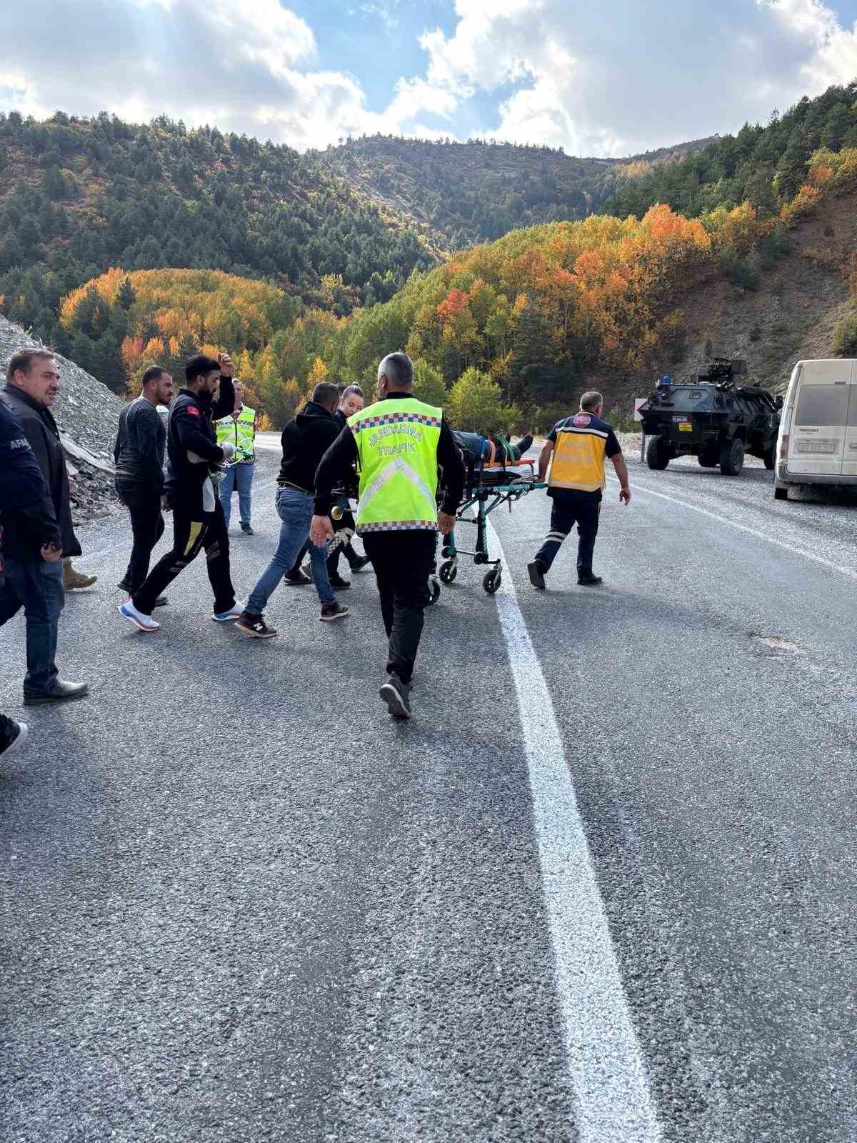 Tunceli’de mikser devrildi: 1 yaralı