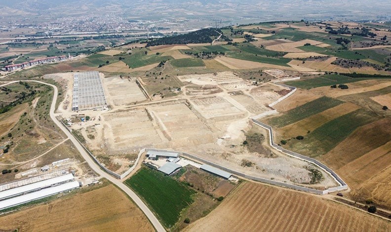 Türkiye’nin en büyük küçük sanayi sitesi havadan görüntülendi