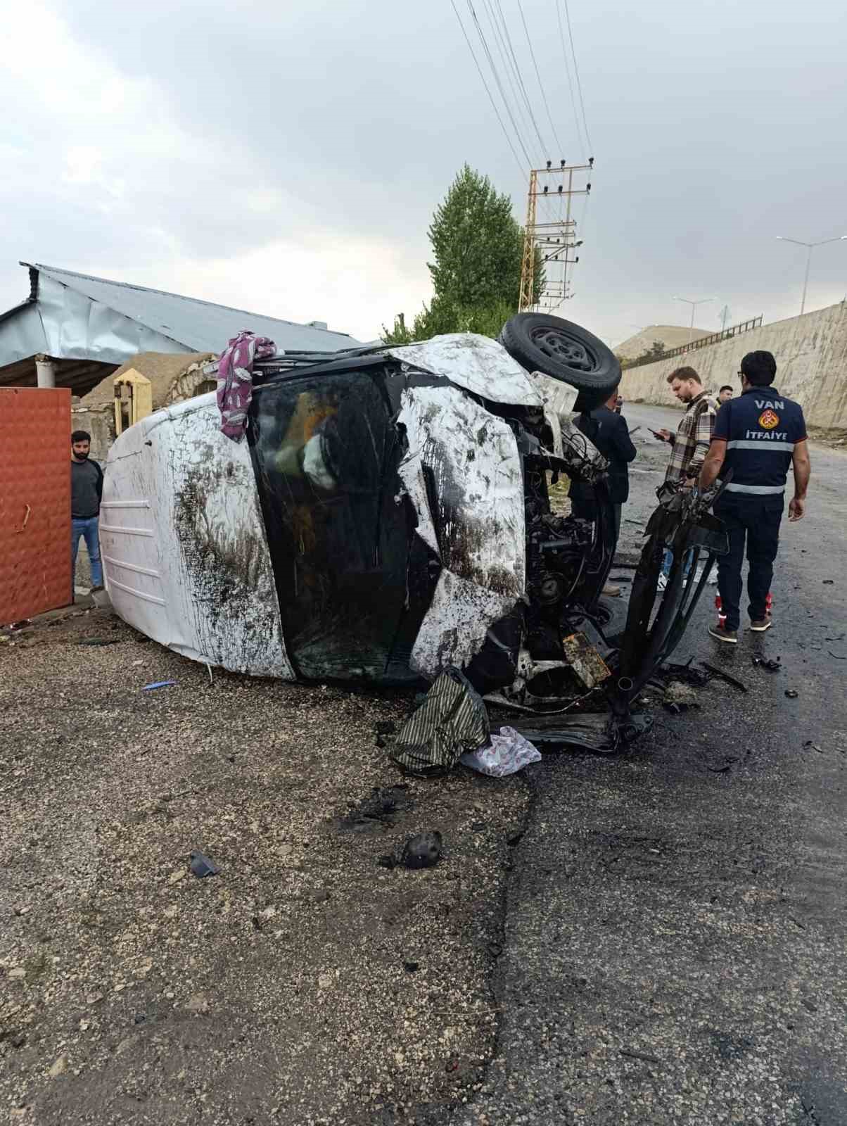 Erciş’te trafik kazası: 1 yaralı