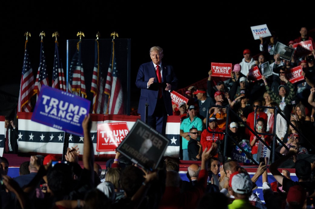 Donald Trump suikaste uğradığı Pensilvanya'dan rakiplerine meydan okudu