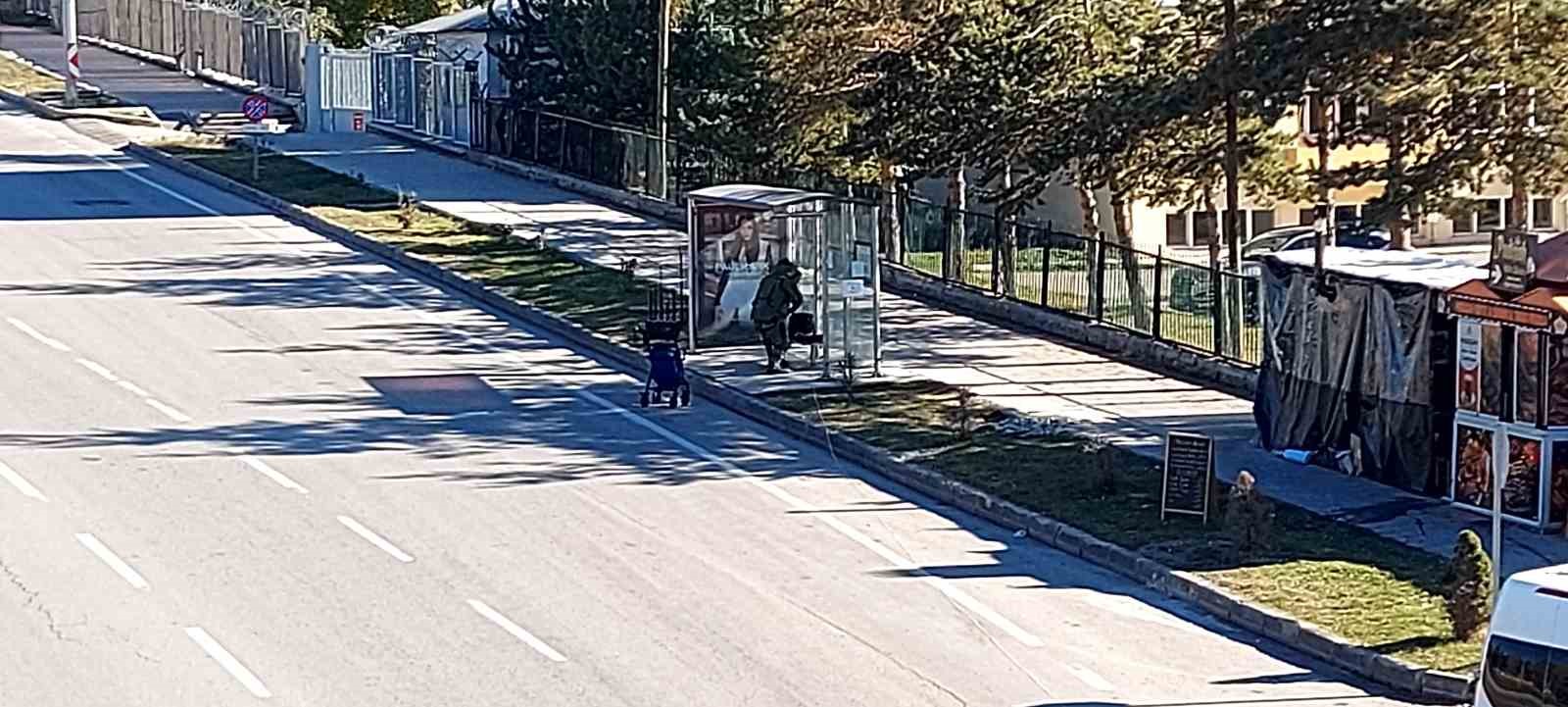 Erzurum’da polisi hareketlendiren anlar