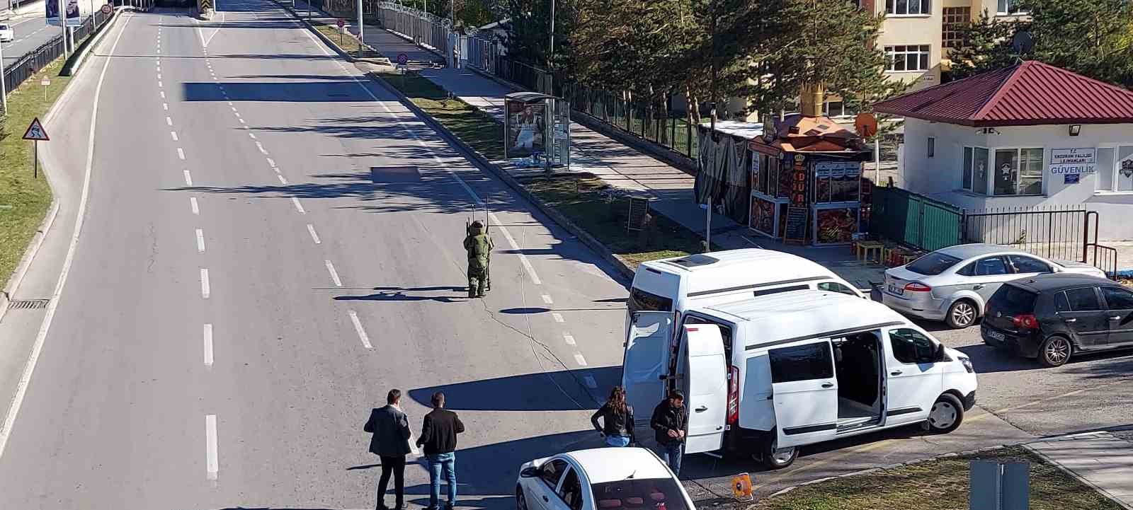 Erzurum’da polisi hareketlendiren anlar