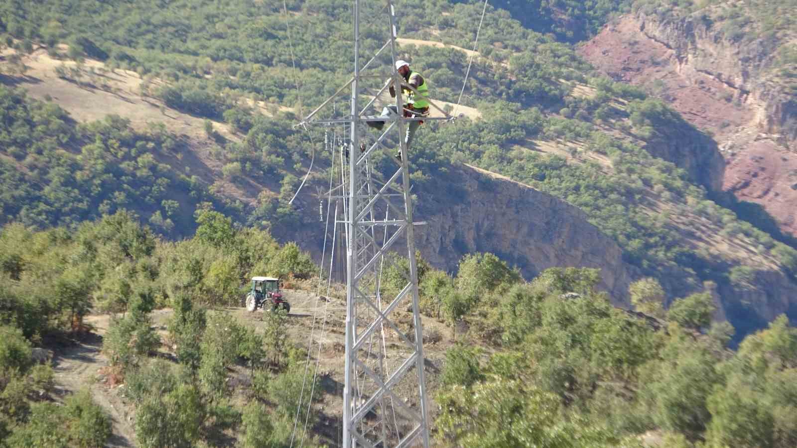 Çatak’ta kesintisiz enerji için alternatif hat kuruldu