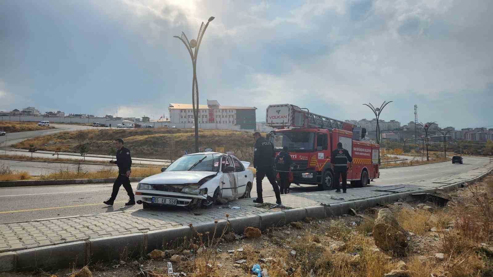 Van’da trafik kazası: 1 yaralı