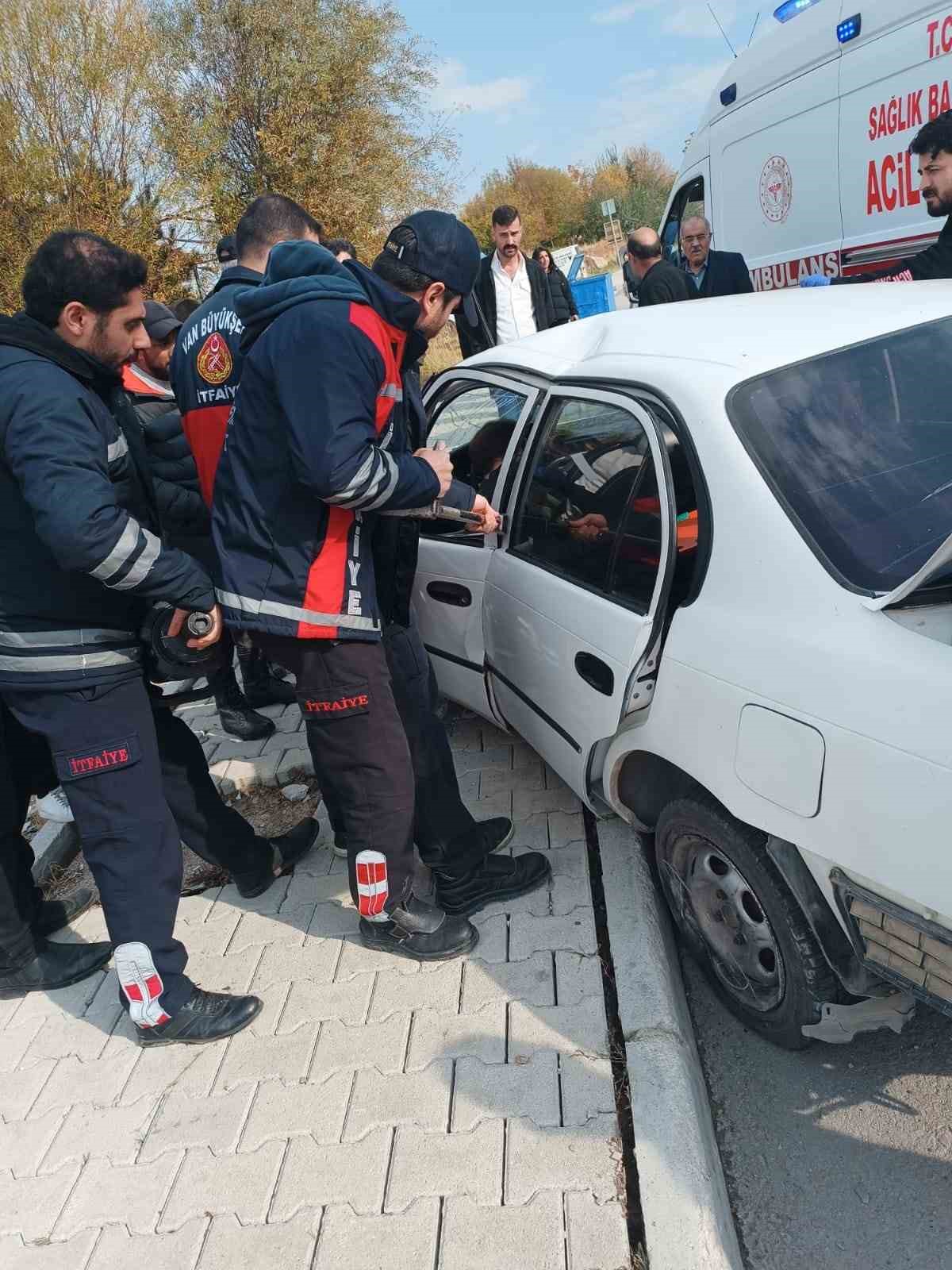 Van’da trafik kazası: 1 yaralı