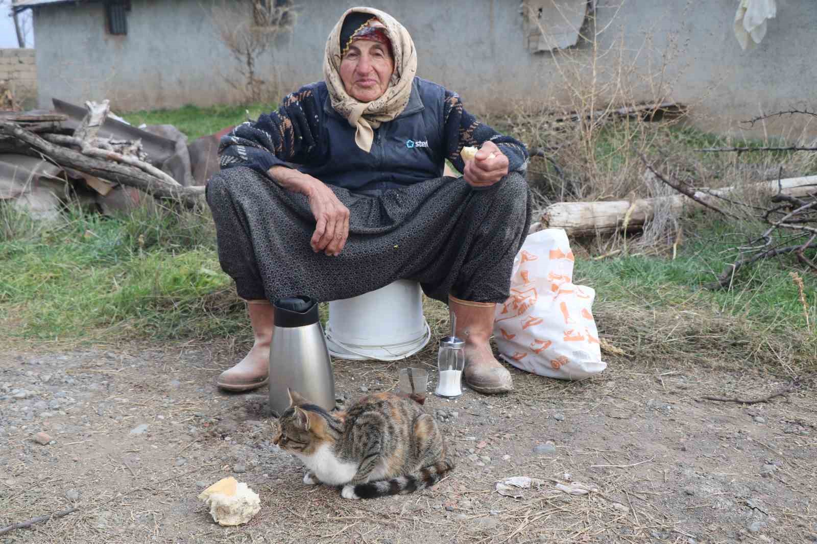 İHA’nın haberi ses getirdi: Çalışma azmiyle Türkiye’ye örnek olan Dilber nine çok arzuladığı konteynere kavuştu