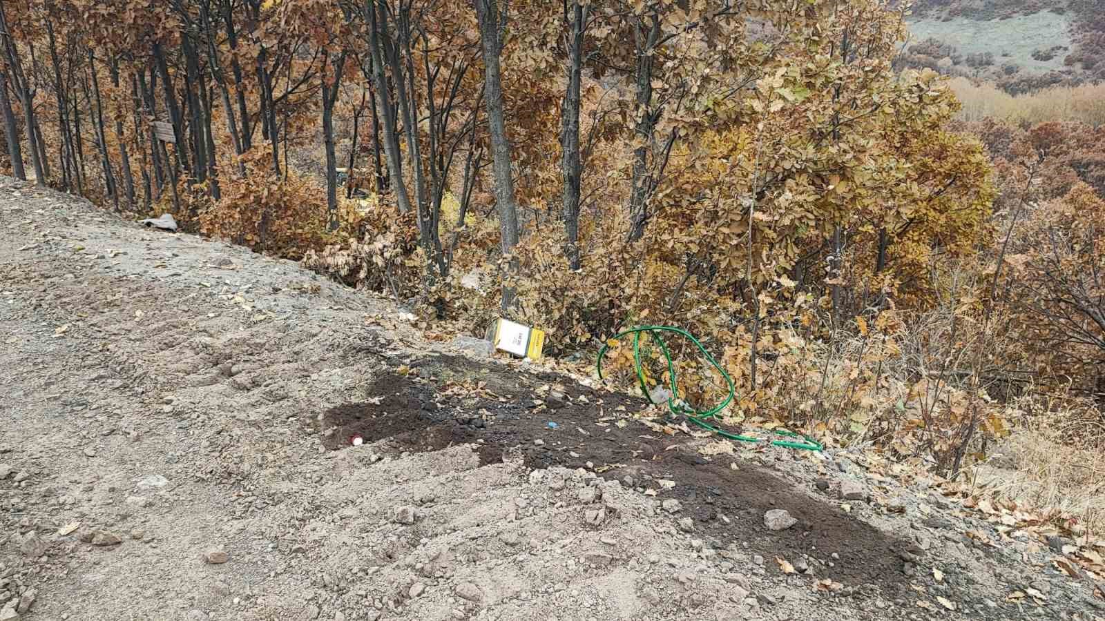 Tunceli’de mazot hırsızlığı yapan şahıs 15 saatlik kamera kayıtlarının incelemesiyle tespit edildi