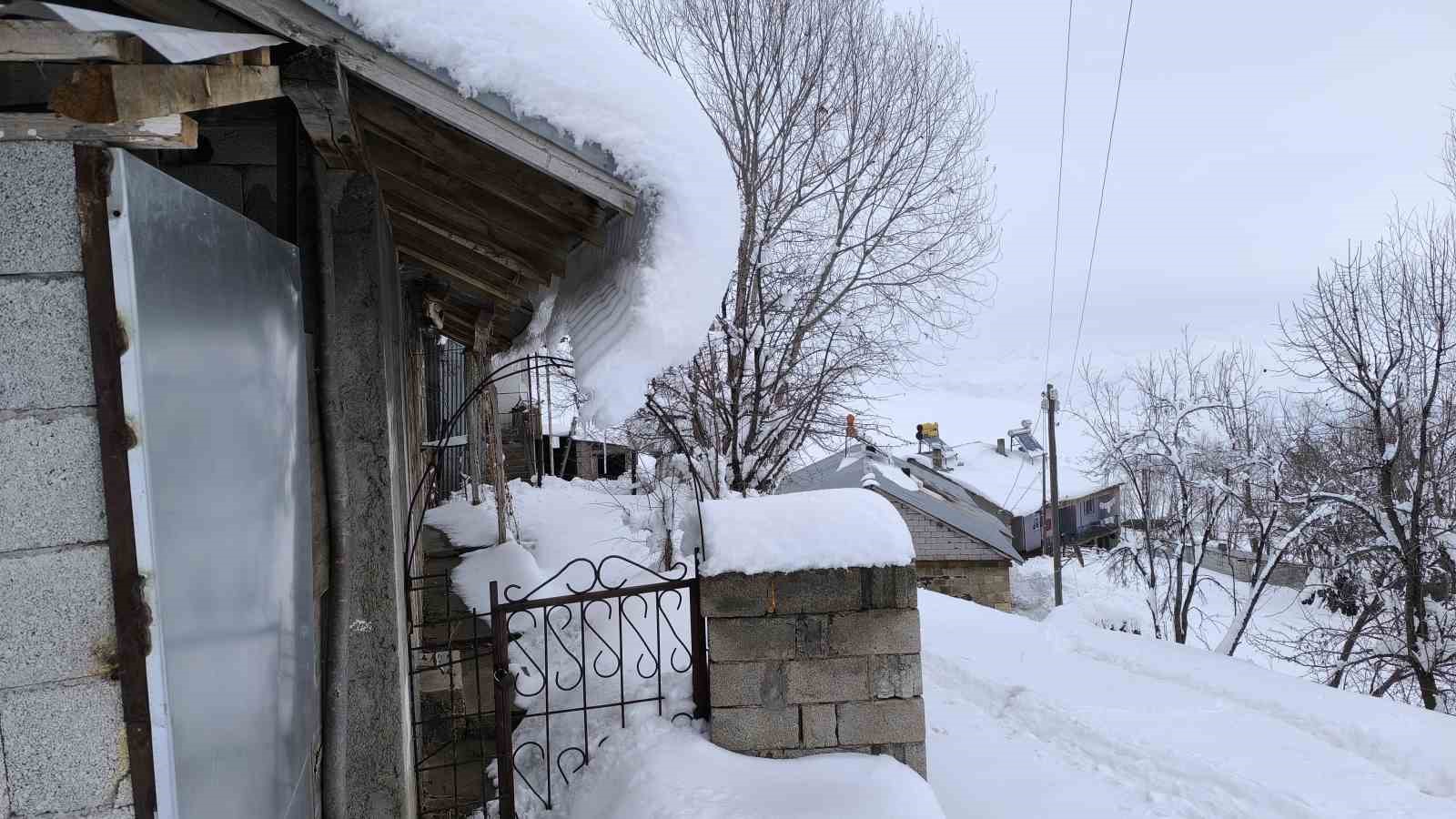 Muş’ta yüksek kesimdeki köyler kara gömüldü