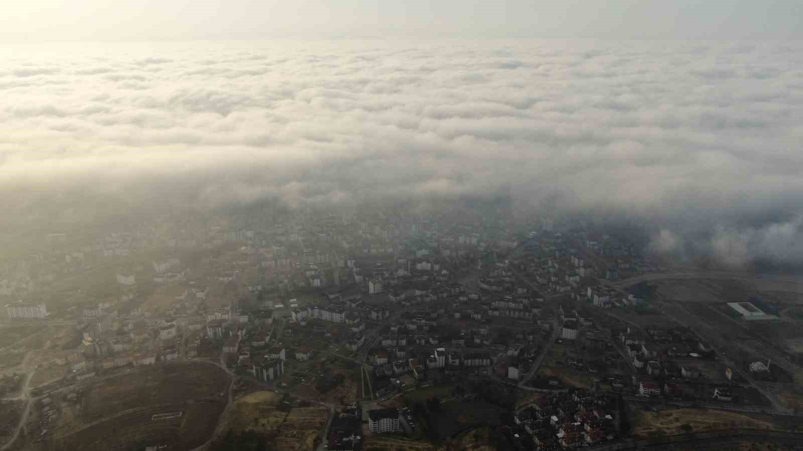 Elazığ’da sis denizi: Havadan kaydedilen görüntüler hayran bıraktı