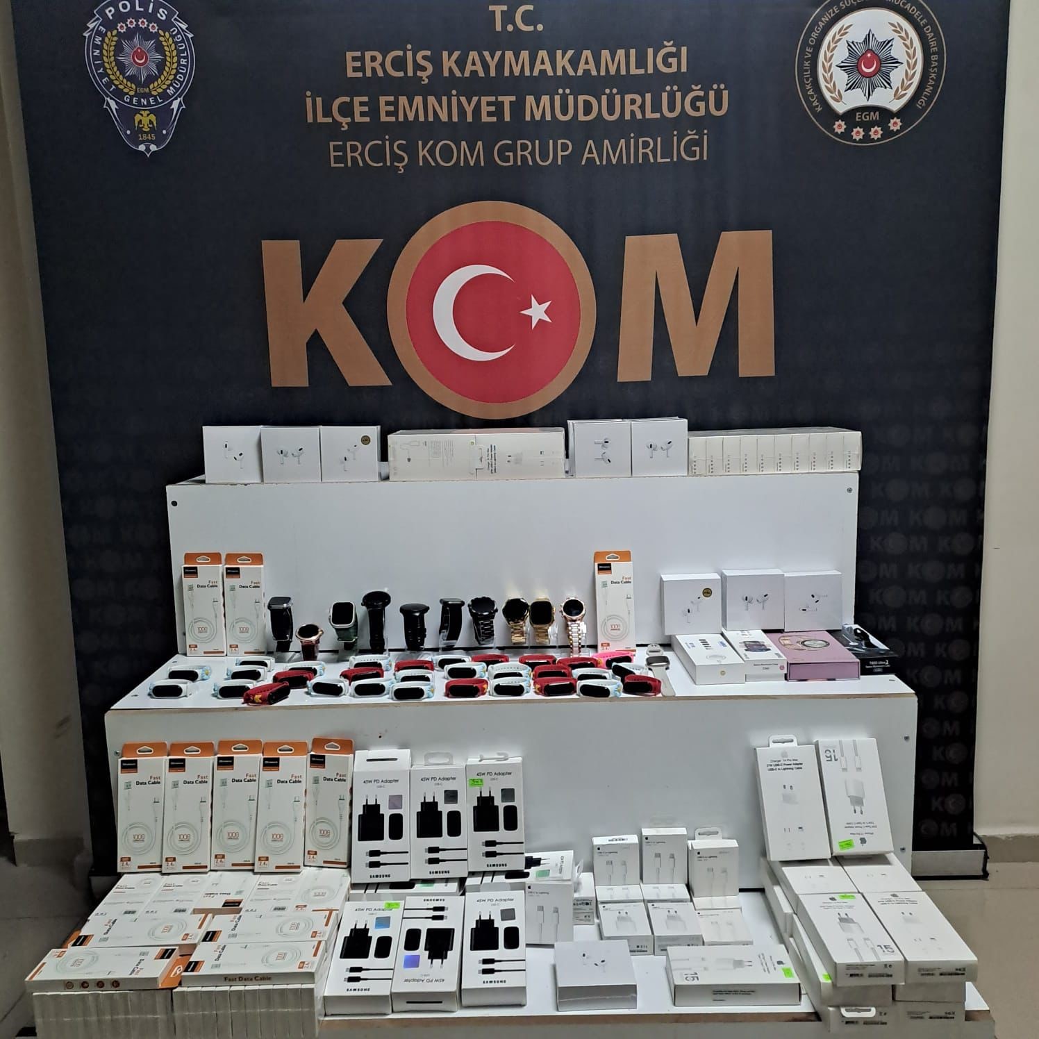 Erciş’te kaçakçılık operasyonu