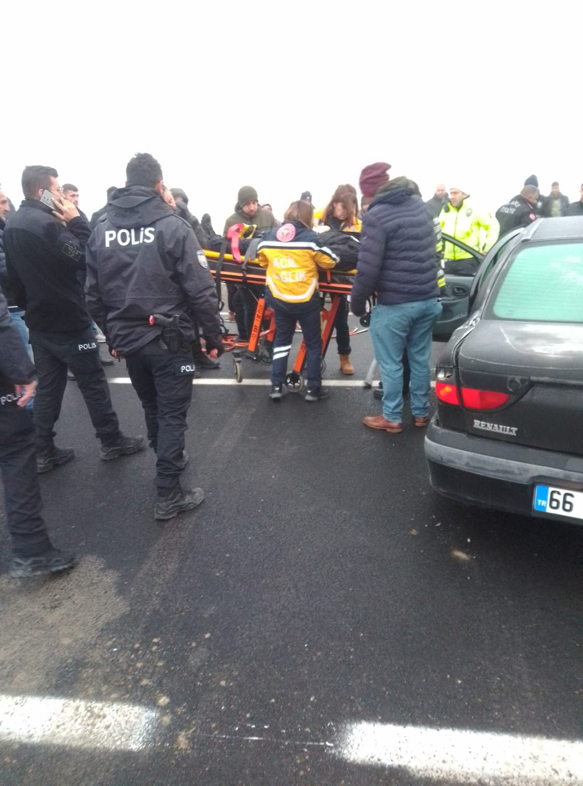 Kars’ta trafik kazası: 1 yaralı