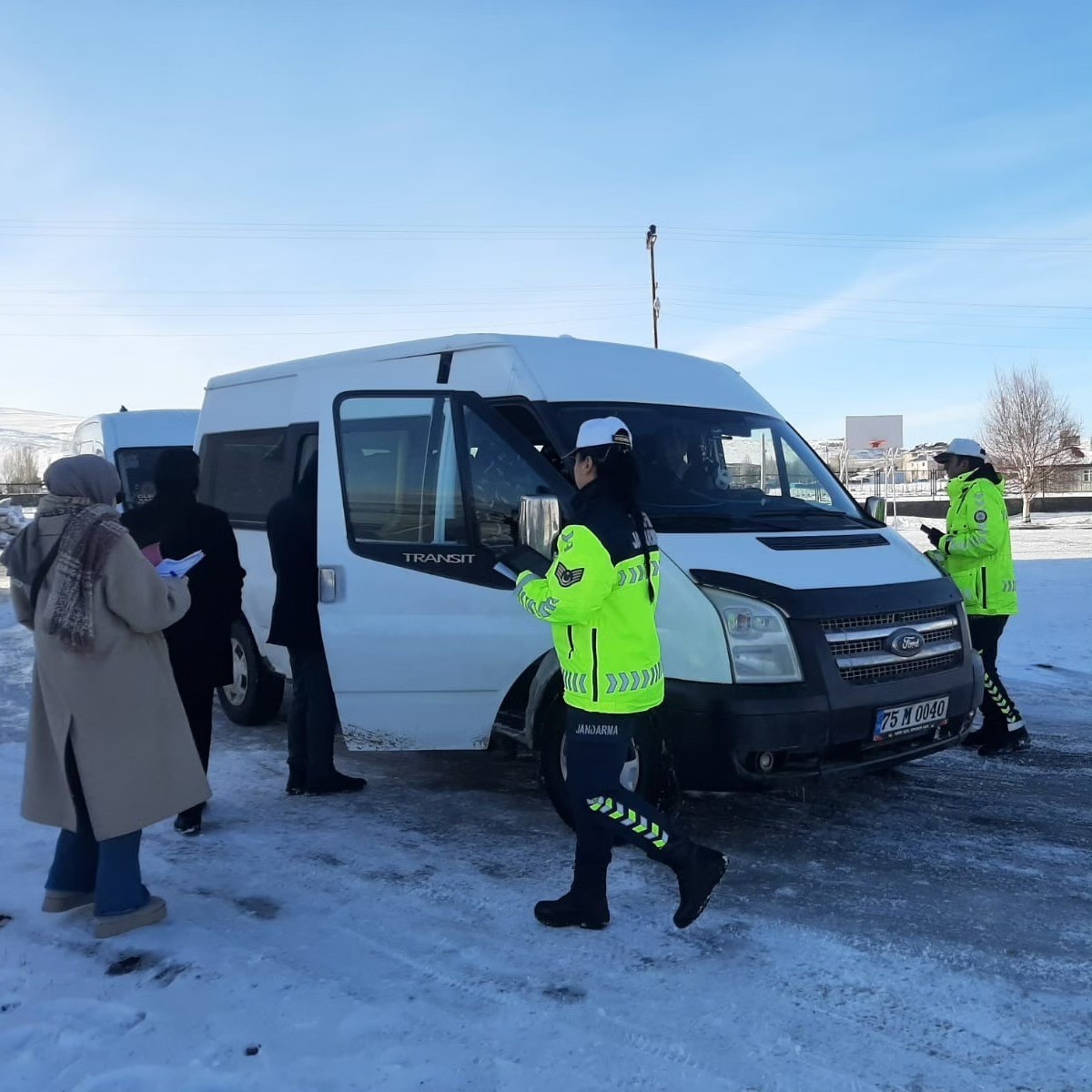 Çıldır’da öğrenci servisleri denetlendi