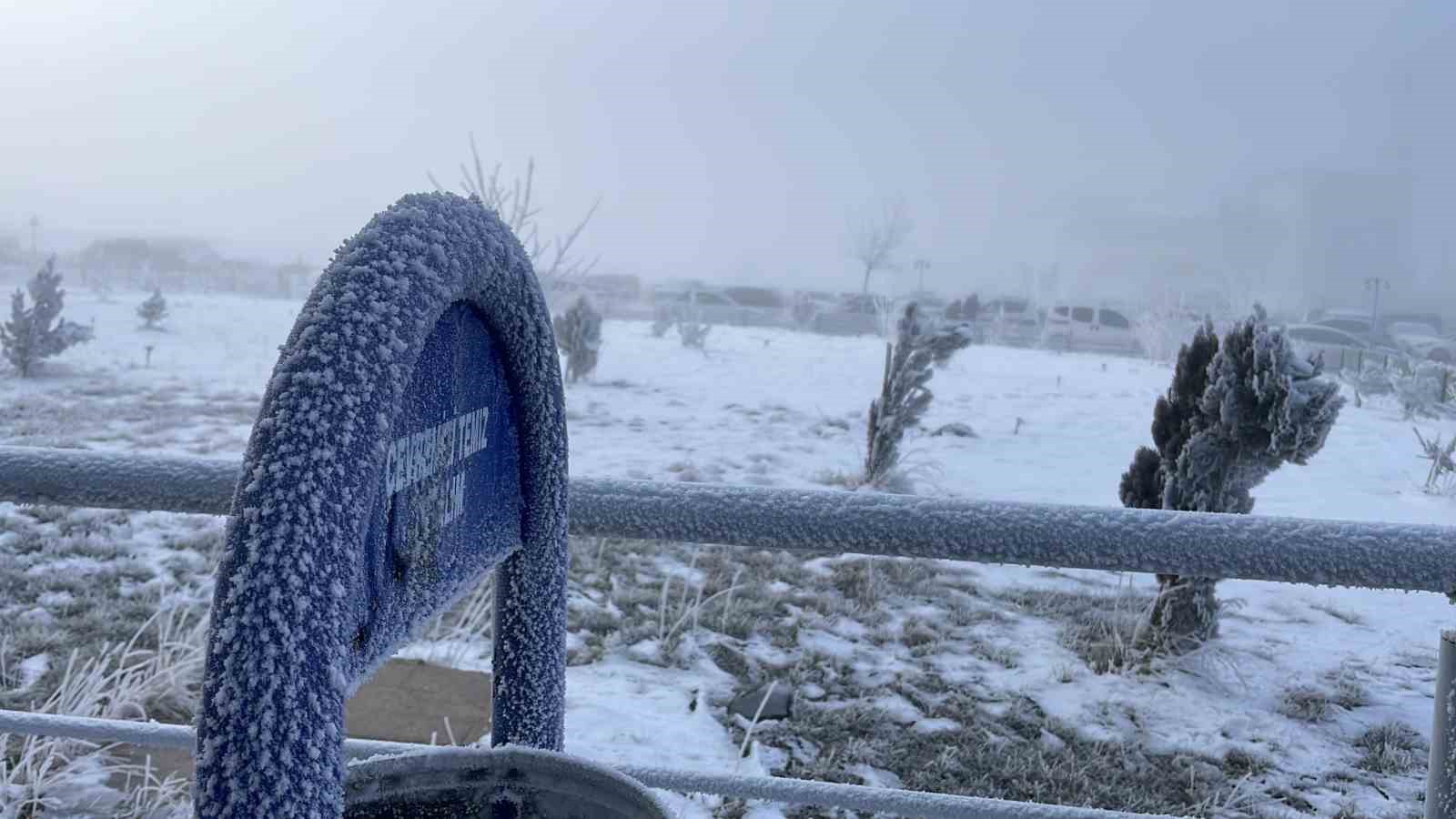 Bitlis’te Sibirya soğukları