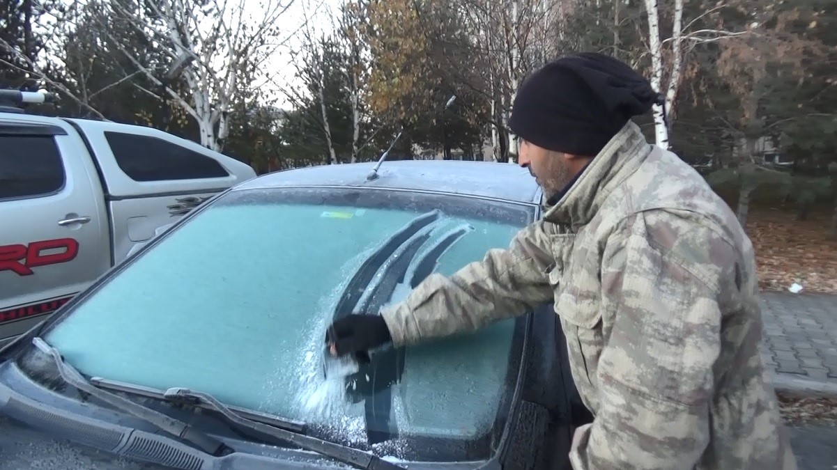 Kars’ta soğuk hava etkili oluyor