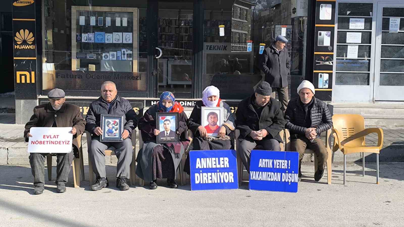 Evlat nöbetindeki anneler yeni yıldan umutlu