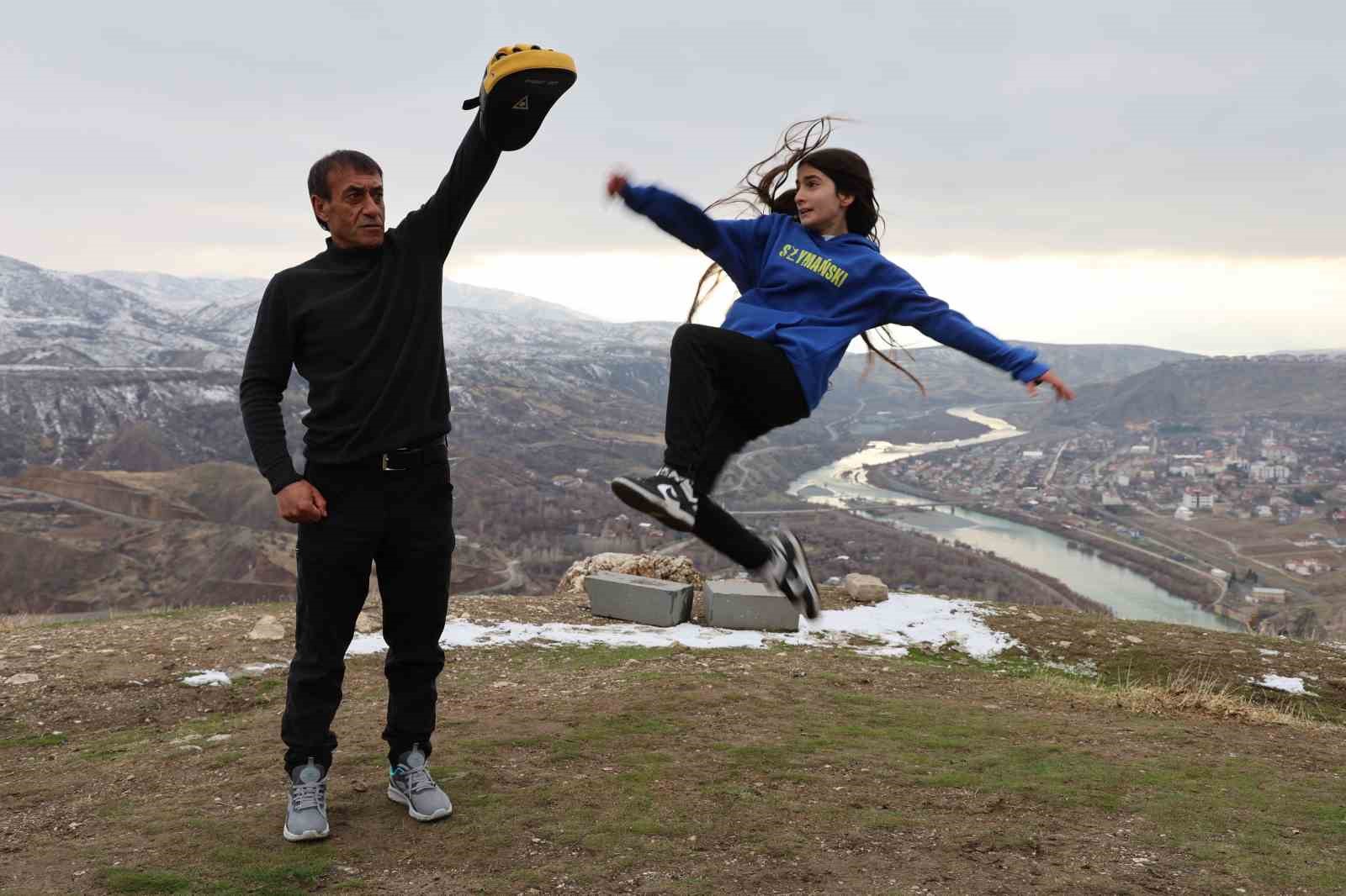 Dağların zirvesinden madalya kürsüsüne