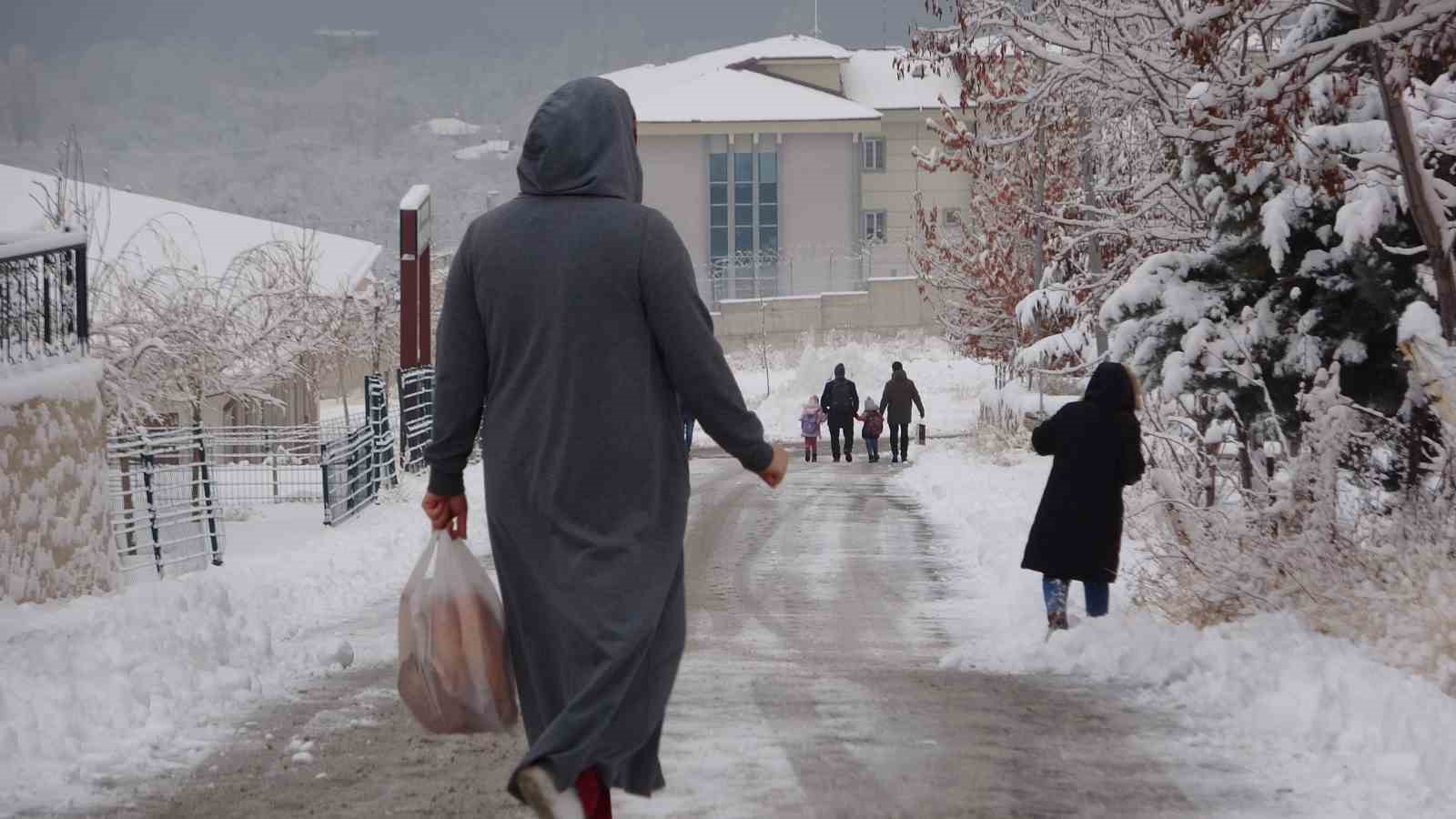 Van’da kar yağışı hayatı olumsuz etkiledi