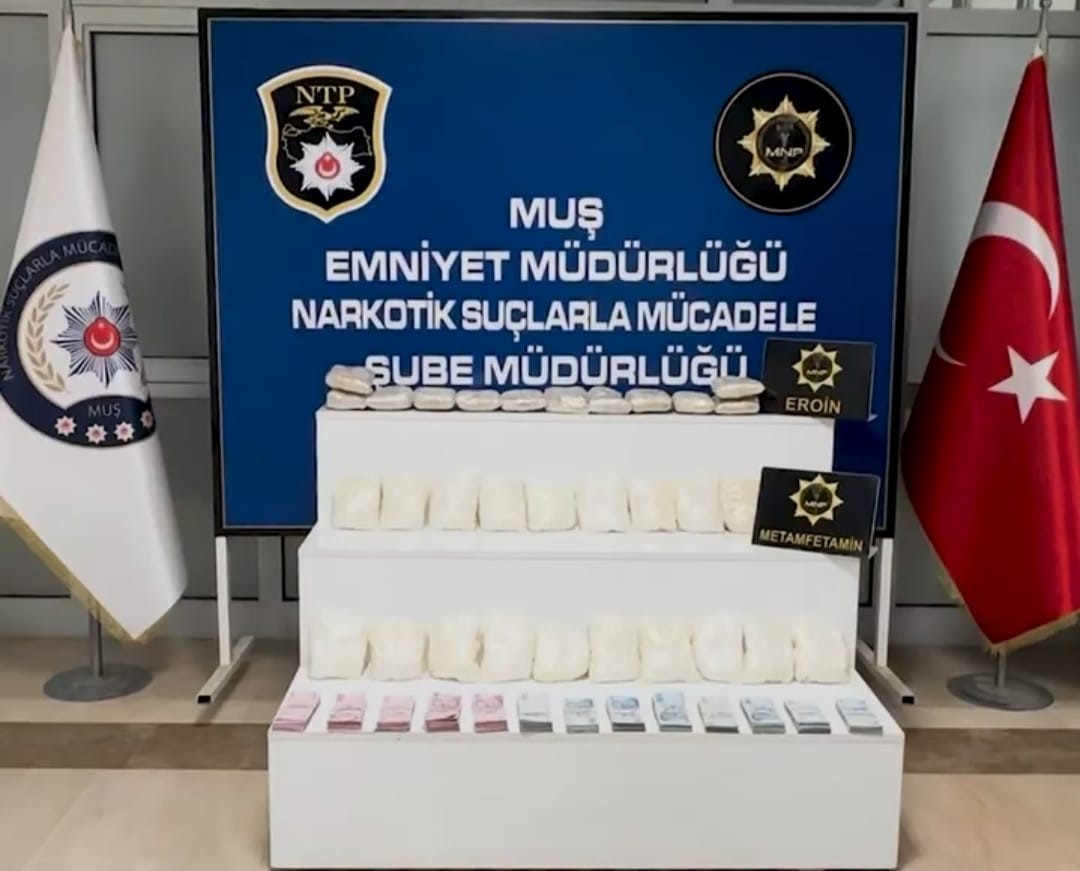 Muş’ta uyuşturucu operasyonu: 4 tutuklama