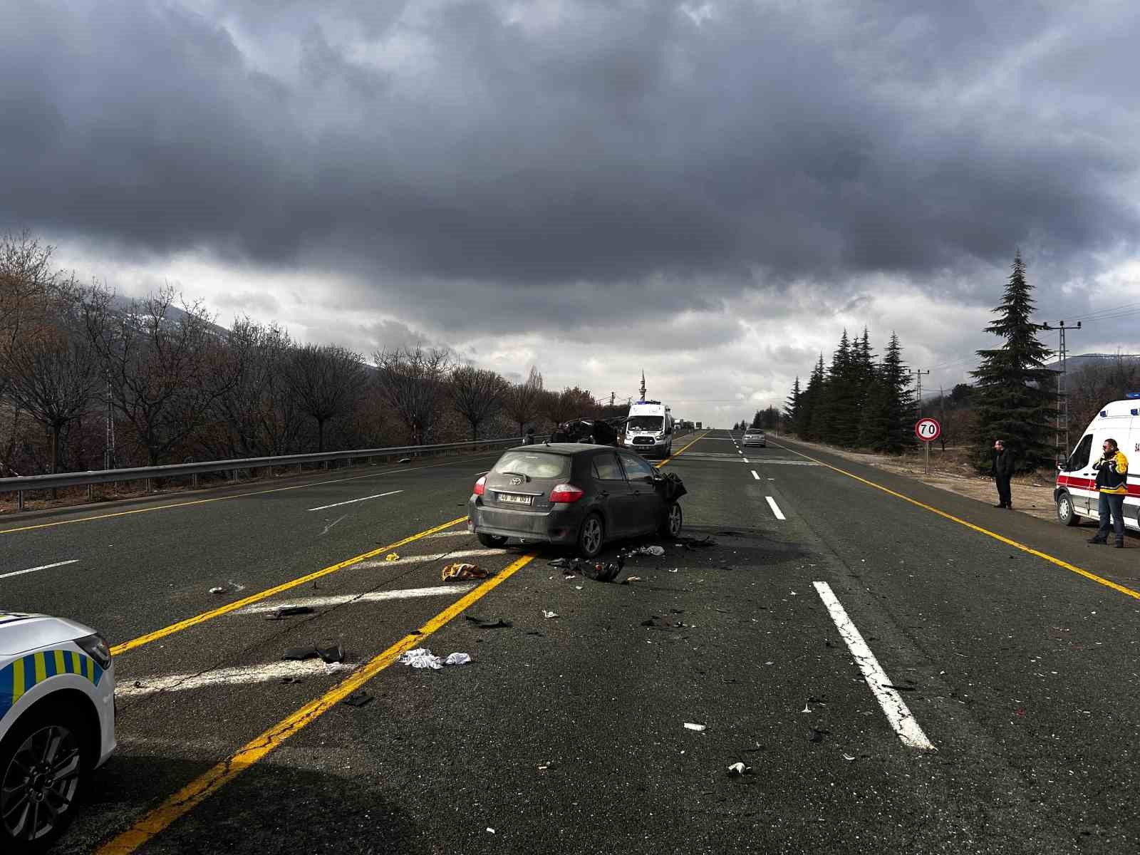 Elazığ’da trafik kazası: 2 yaralı