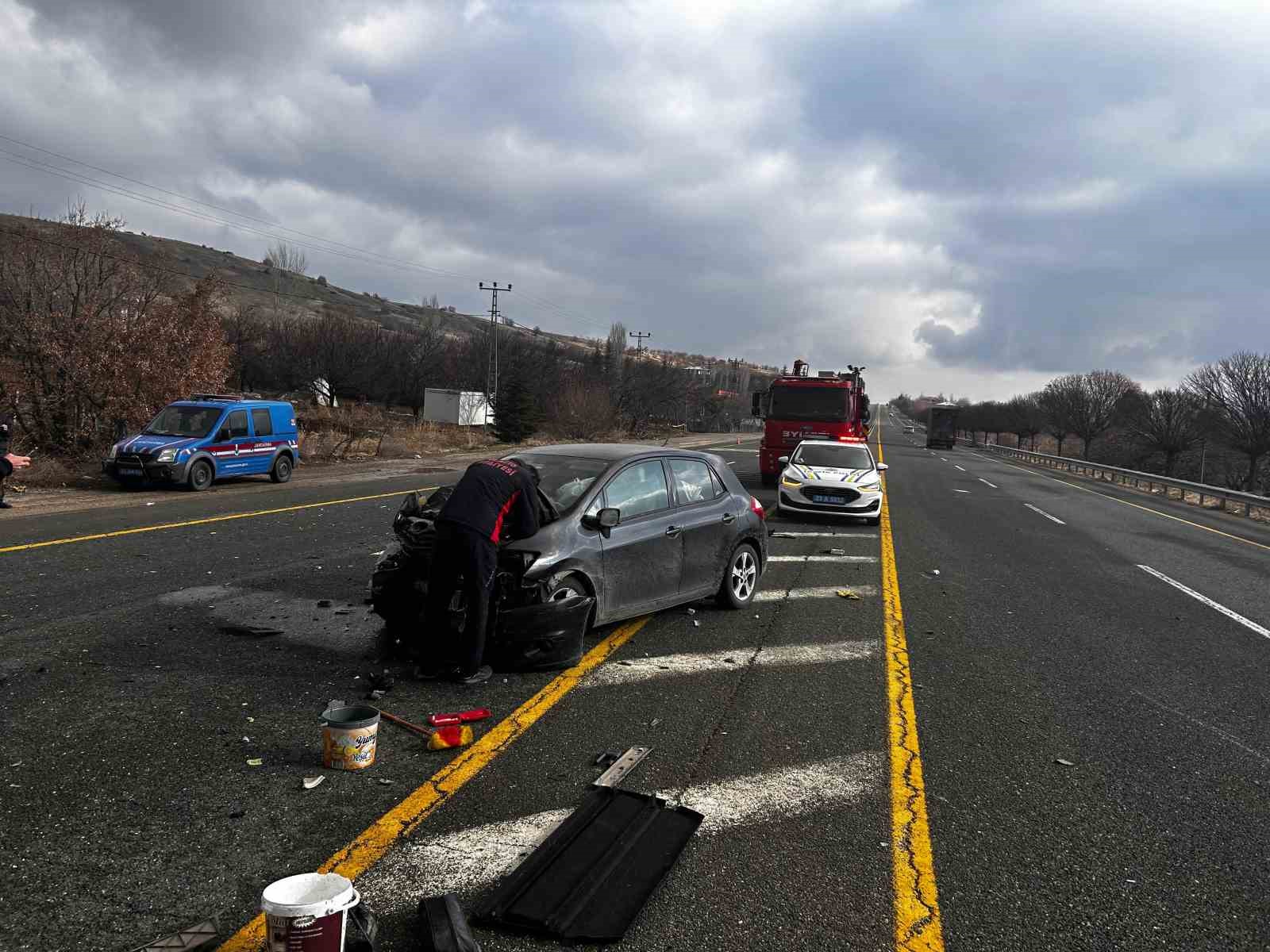 Elazığ’da trafik kazası: 2 yaralı