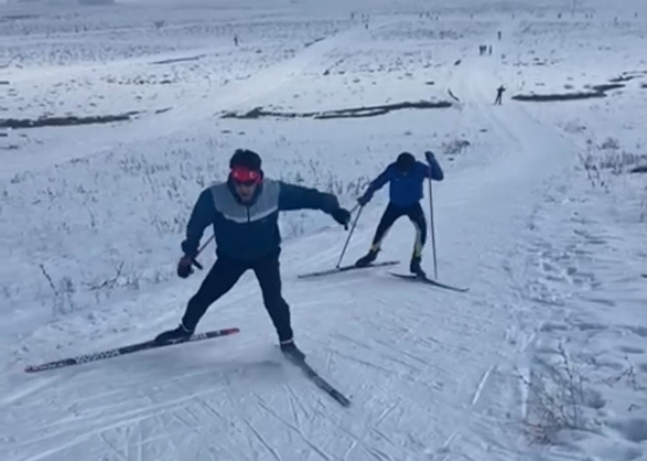 Yüksekovalı sporcular, zorlu şartlara rağmen yarışmaya hazırlanıyor