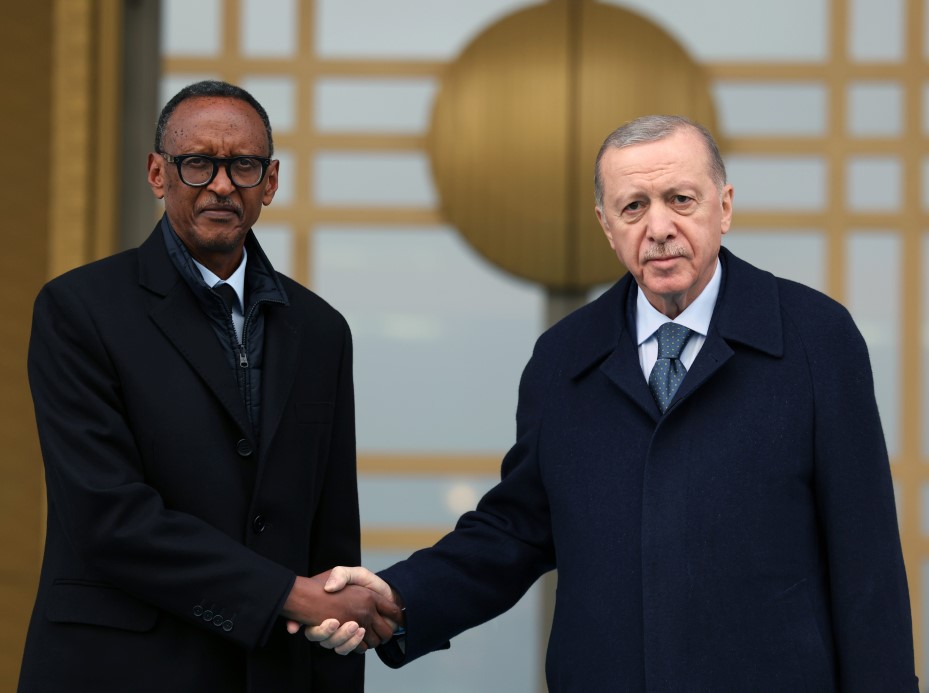 Cumhurbaşkanı Erdoğan, Ruanda Cumhurbaşkanı Kagame’yi resmi törenle karşıladı