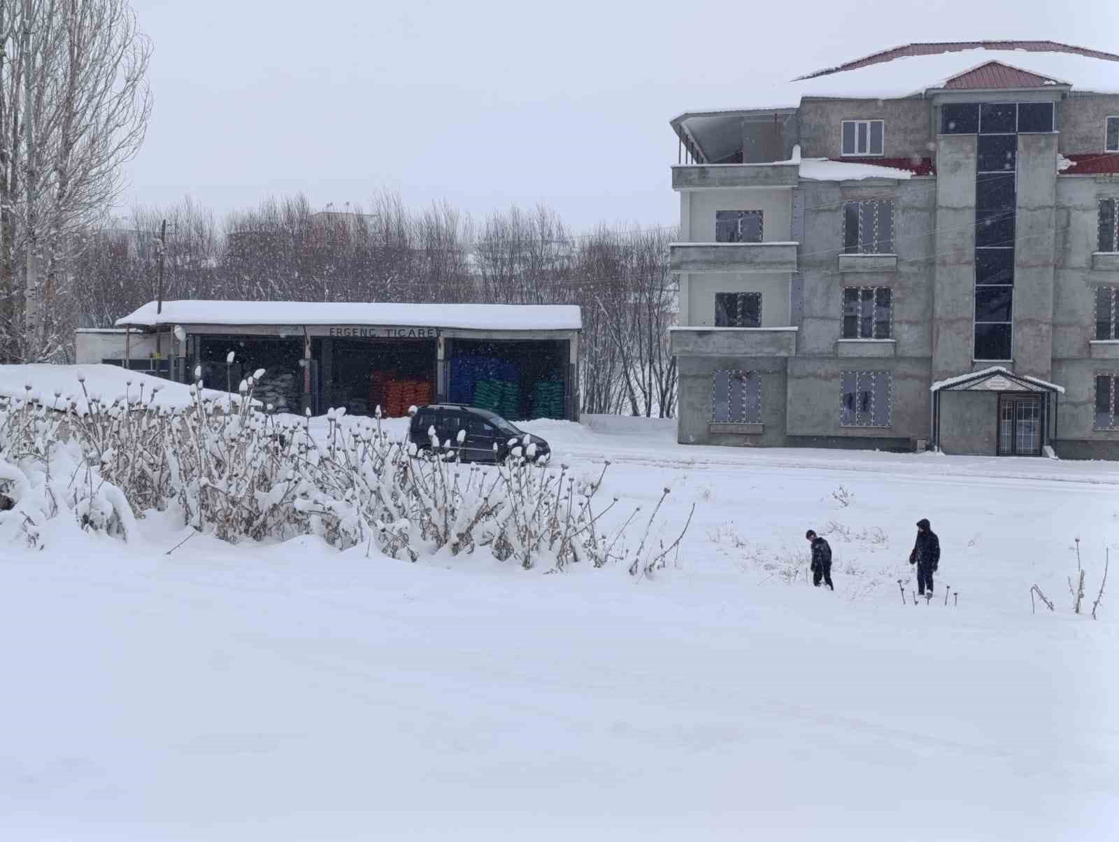 Muradiye’de kar yağışı: 15 yerleşim yerinin yolu kapandı