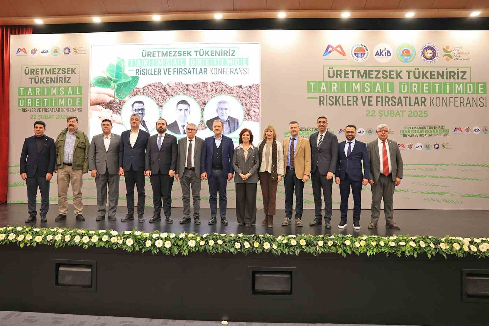 Mersin’de ’Üretmezsek Tükeniriz Tarım Konferansı’ düzenlendi